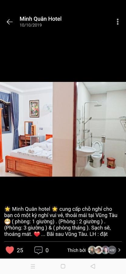 Minh Quan Hotel Вунгтау Экстерьер фото